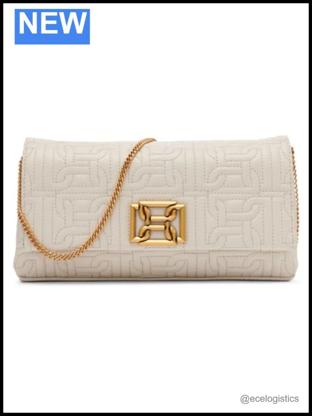 Vegan Leather Clutch | Open Compartment & Rear Slip Pocket | Top Handle Snap